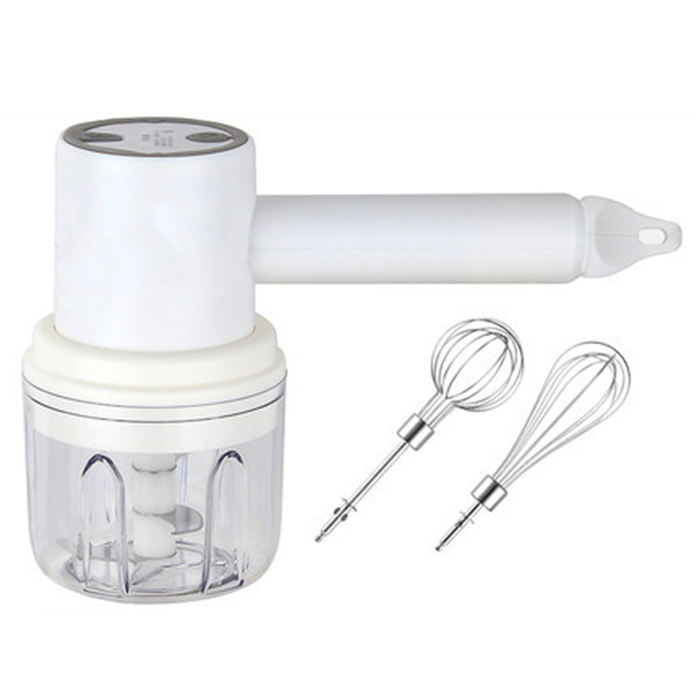 Immersion Hand Blender Set - خلاط طعام كهربائي لاسلكي USB خلاط