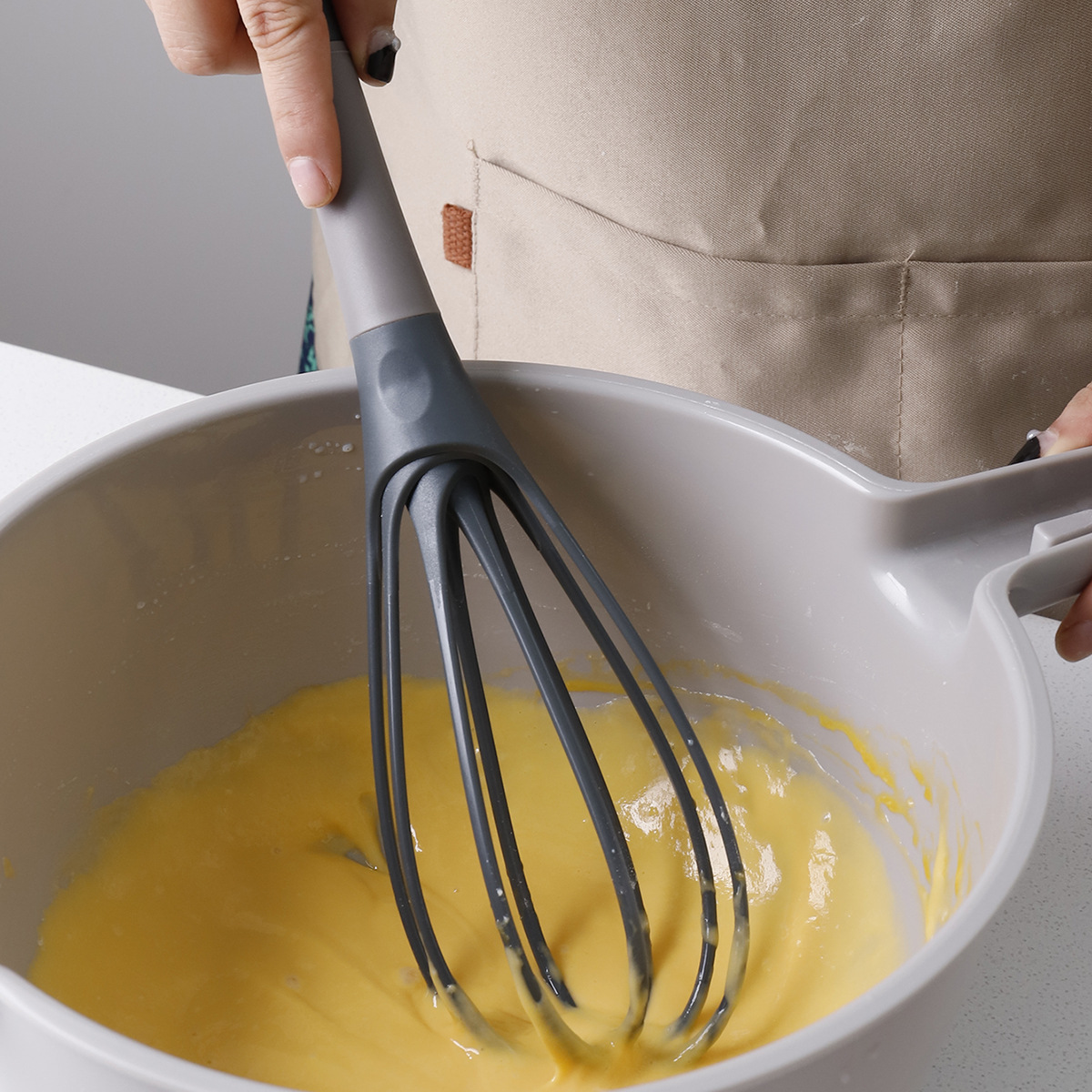Immersion Hand Blender Set - خفاقة بيض يدوية دوارة، أداة خلط