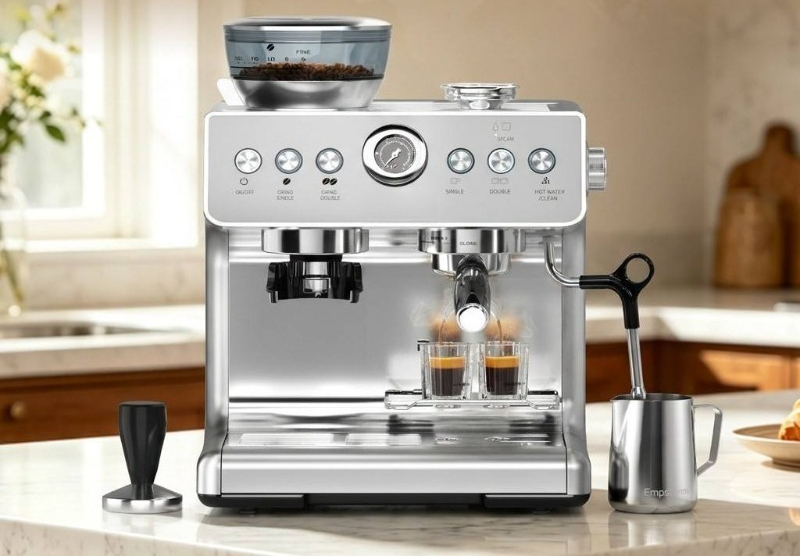 Coffee Bean Grinder Electric - ماكينة قهوة إسبريسو كهربائية احترافية 21M