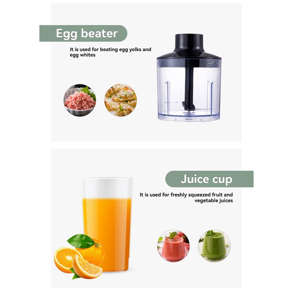 Immersion Hand Blender Set - خلاط يدوي كهربائي ويلويل 5 في