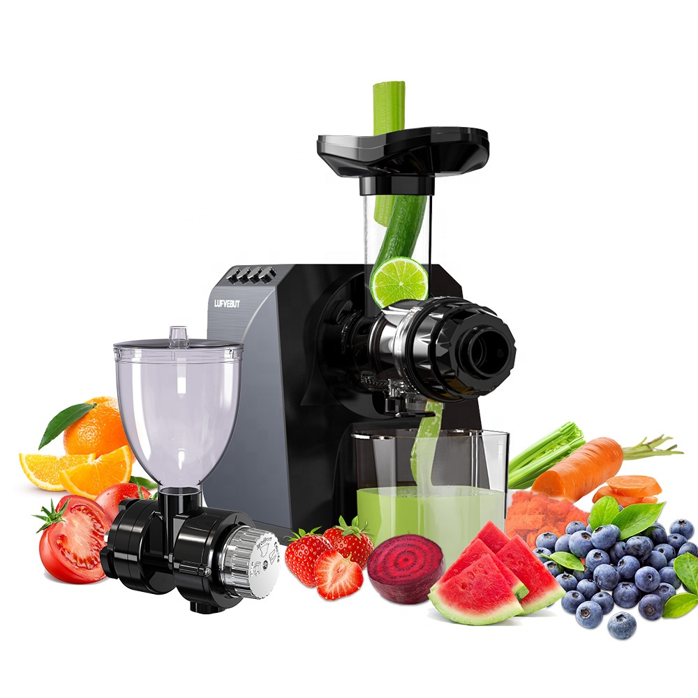 Electric Slow Juicer Cold Press - عصارة كهربائية بطيئة متعددة الوظائف للاستخدام