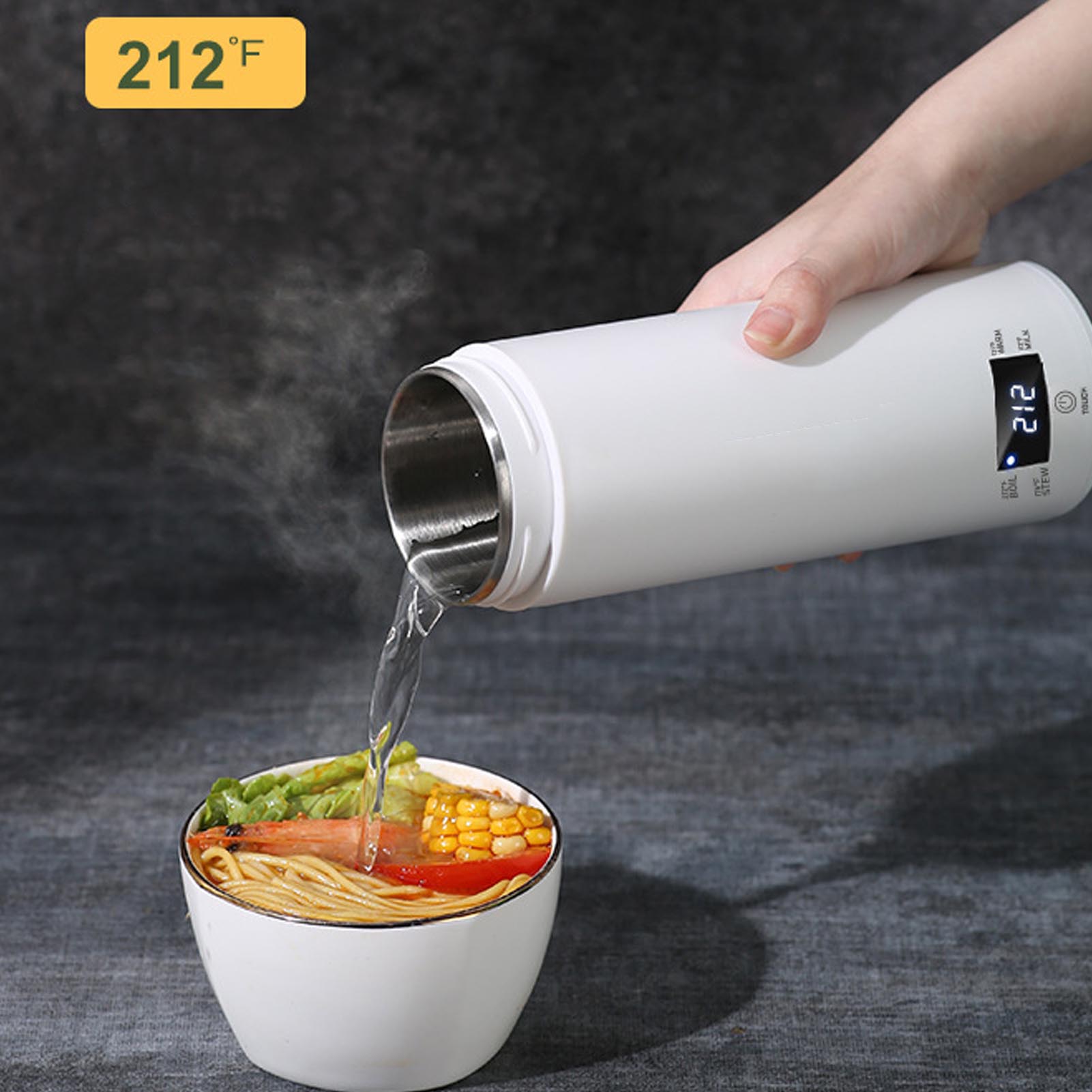 Electric Kettle Temperature Control - غلاية كهربائية صغيرة محمولة 450 مل
