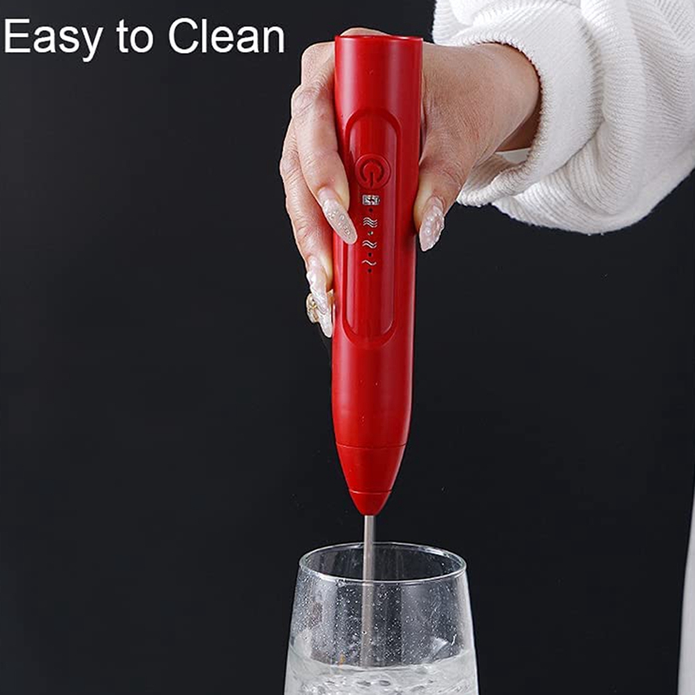 Electric Milk Frother Handheld - ABRE- جهاز صنع رغوة الحليب الكهربائي،