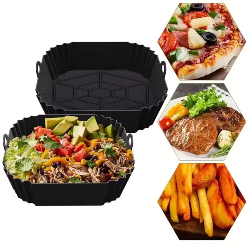 Air Fryer Silicone Pot Liner - 1 قطعة صينية وعاء المقلاة الهوائية
