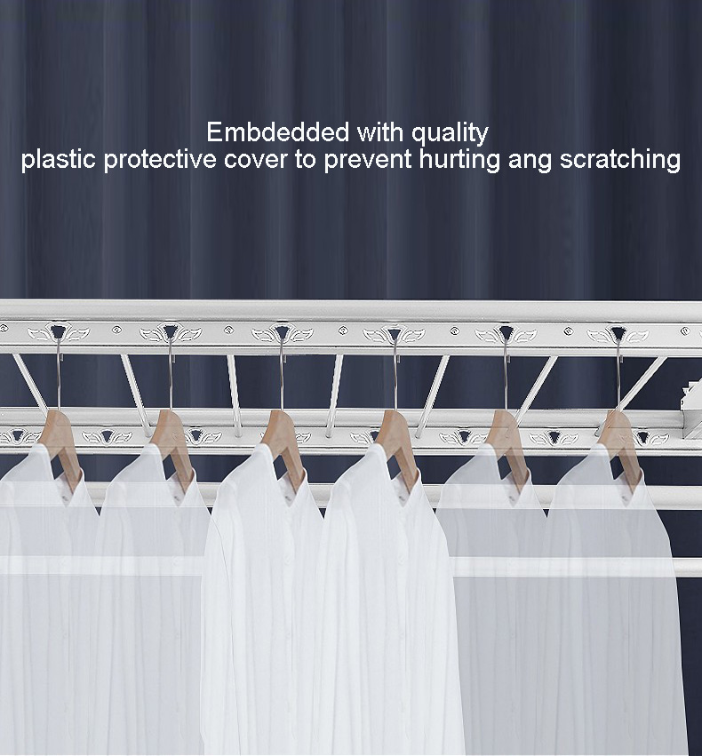 Laundry - رف ملابس ذكي أوتوماتيكي بإضاءة LED