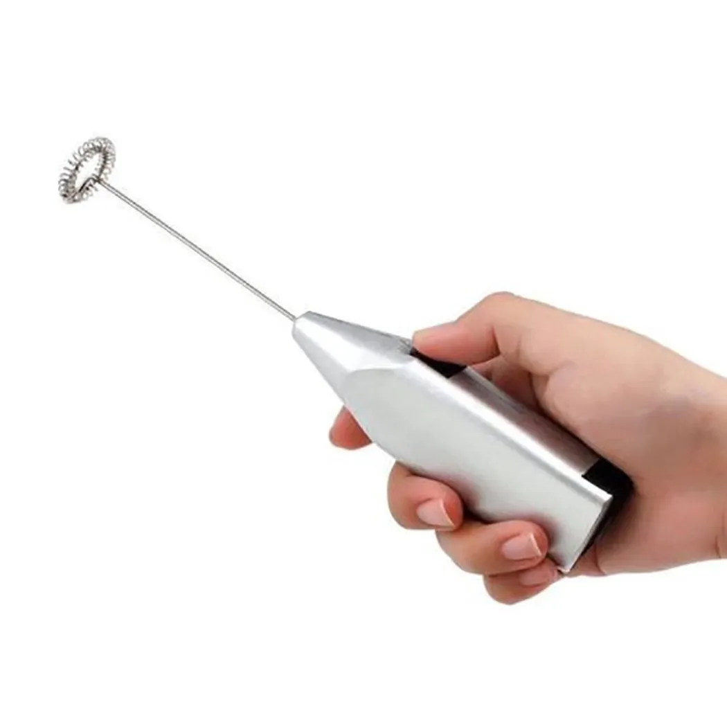 Electric Milk Frother Handheld - المنزلية الصغيرة الفولاذ المقاوم للصدأ الكهربائية