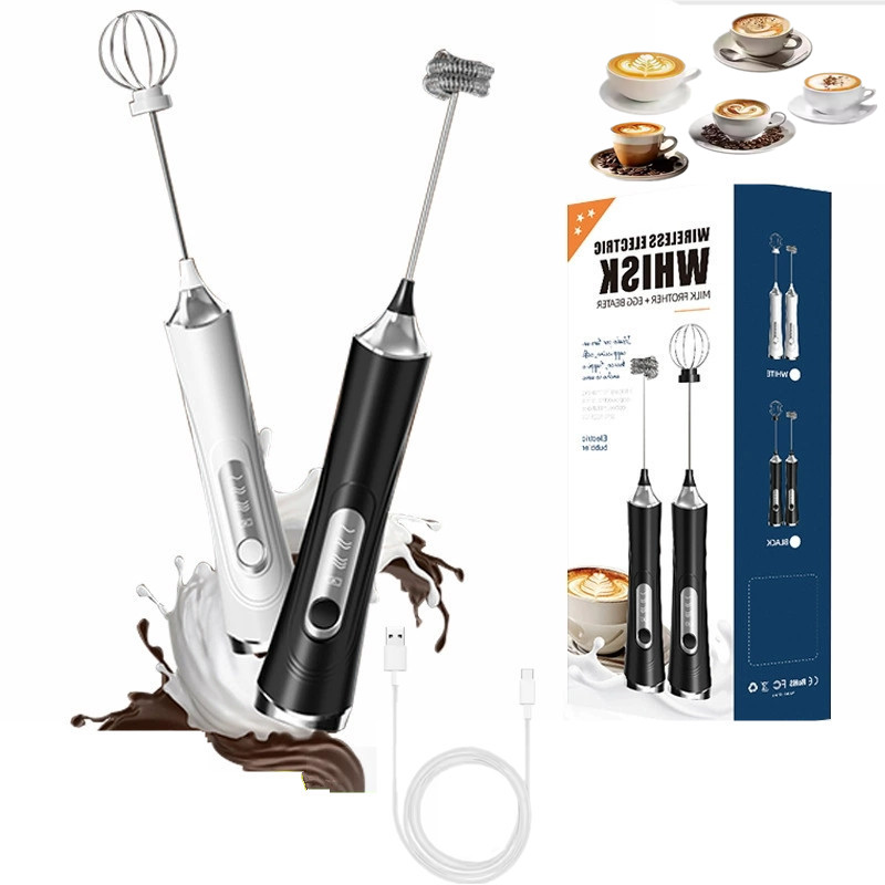 Electric Milk Frother Handheld - خلاط حليب كهربائي محمول يعمل بـUSB،