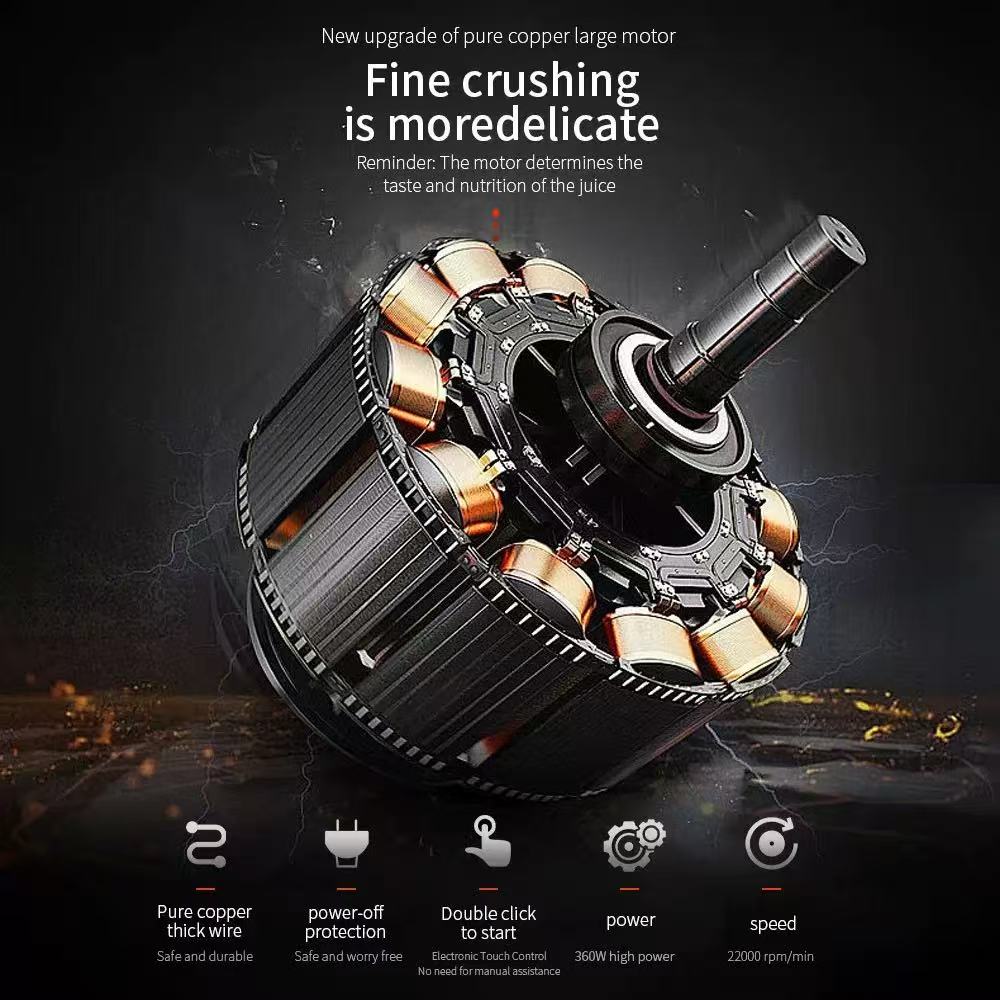 عصارة كهربائية محمولة سعة 700  - مراجعة Portable Blender Usb Rechargeable وسعره