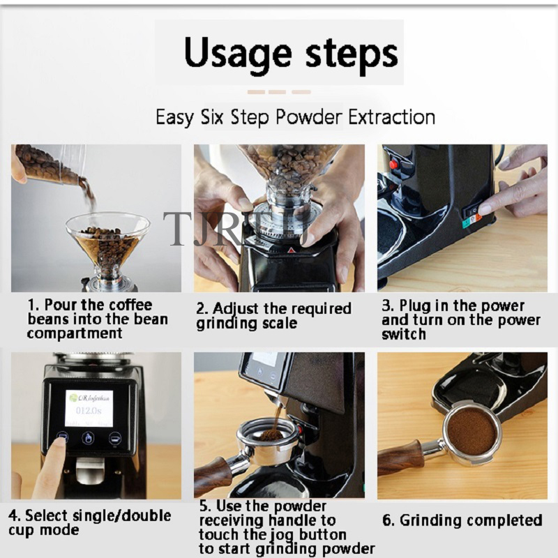 مطحنة قهوة كهربائية صناعية احت - مراجعة Coffee Bean Grinder Electric وسعره
