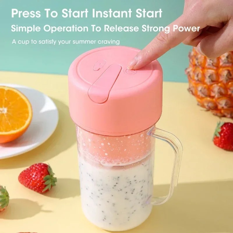 خلاط عصير محمول قابل لإعادة ال - مراجعة Portable Blender Usb Rechargeable وسعره