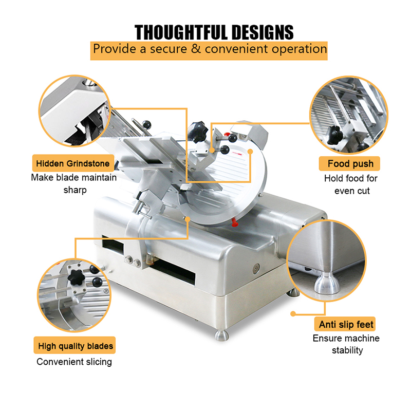 آلة تقطيع اللحوم والجبن الكهرب - مراجعة Automatic Meat Slicer Home وسعره