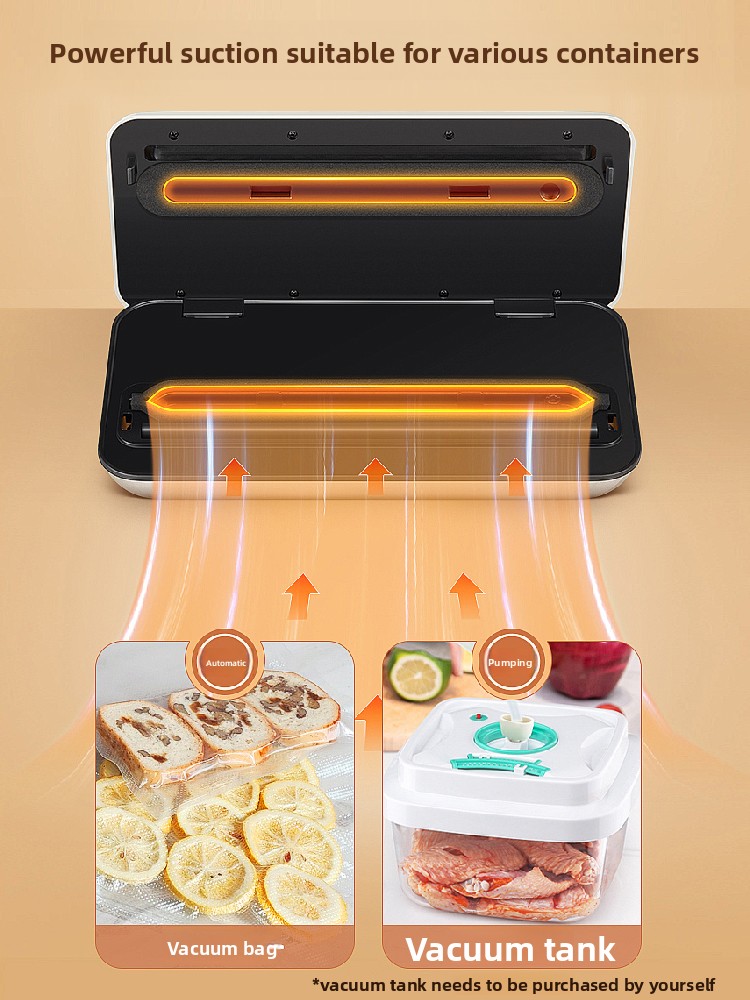 آلة تفريغ الهواء صغيرة الحجم أ - مراجعة Food Vacuum Sealer Machine وسعره