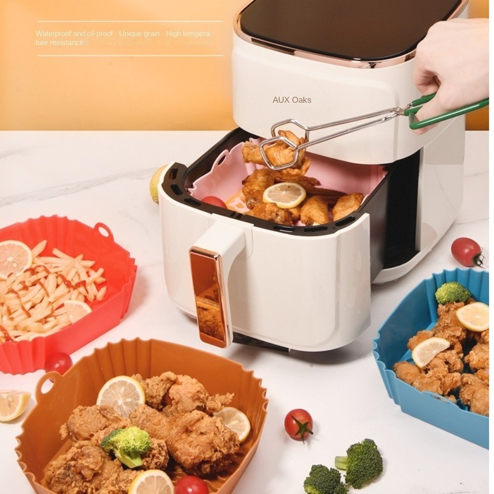 بطانات سيليكون غير لاصقة لمقلا - مراجعة Air Fryer Silicone Pot Liner وسعره