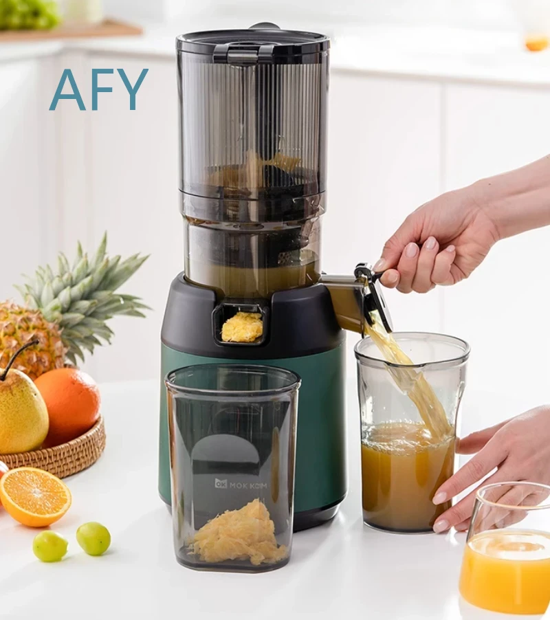 عصارة بطيئة 220 فولت لاستخراج  - مراجعة Electric Slow Juicer Cold Press وسعره