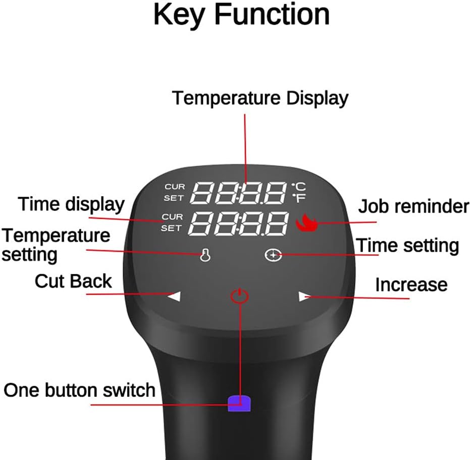 آلة Sous Vide طباخ دقيق للحوم، - مراجعة Digital Sous Vide Precision Cooker وسعره