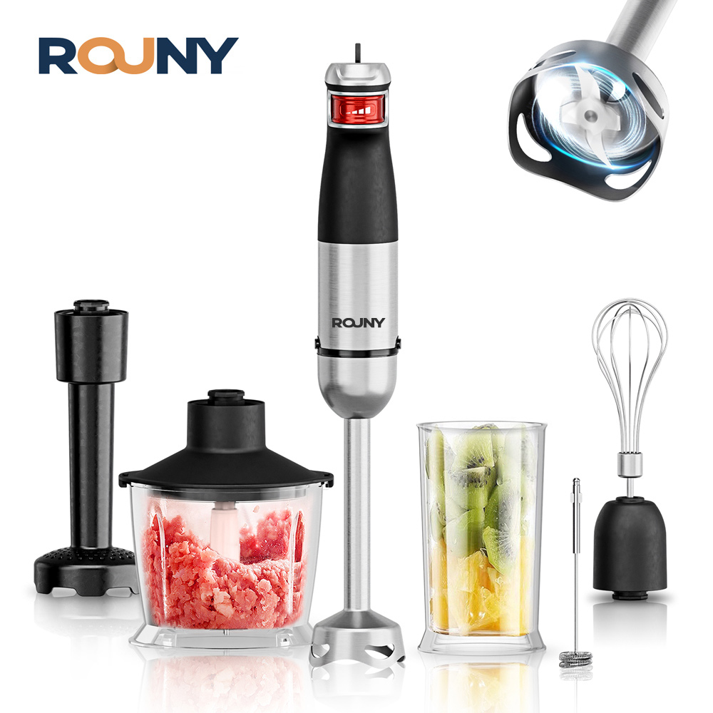 خلاط يدوي كهربائي متعدد الاستخ - مراجعة Immersion Hand Blender Set وسعره