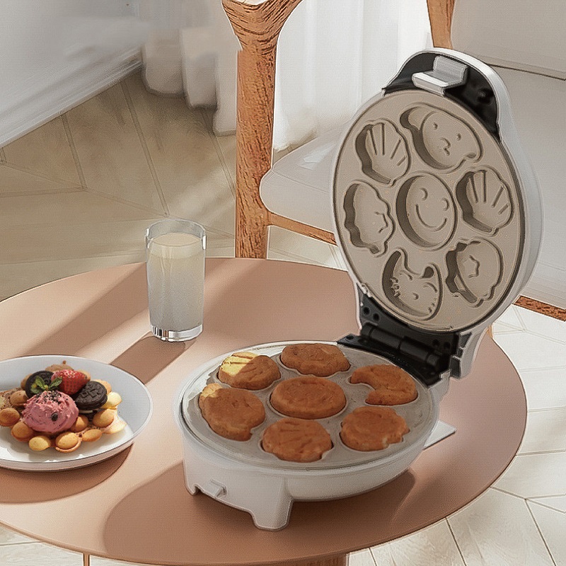 750 واط صانع الساندوتشات الصغي - مراجعة Mini Waffle Maker Machine وسعره