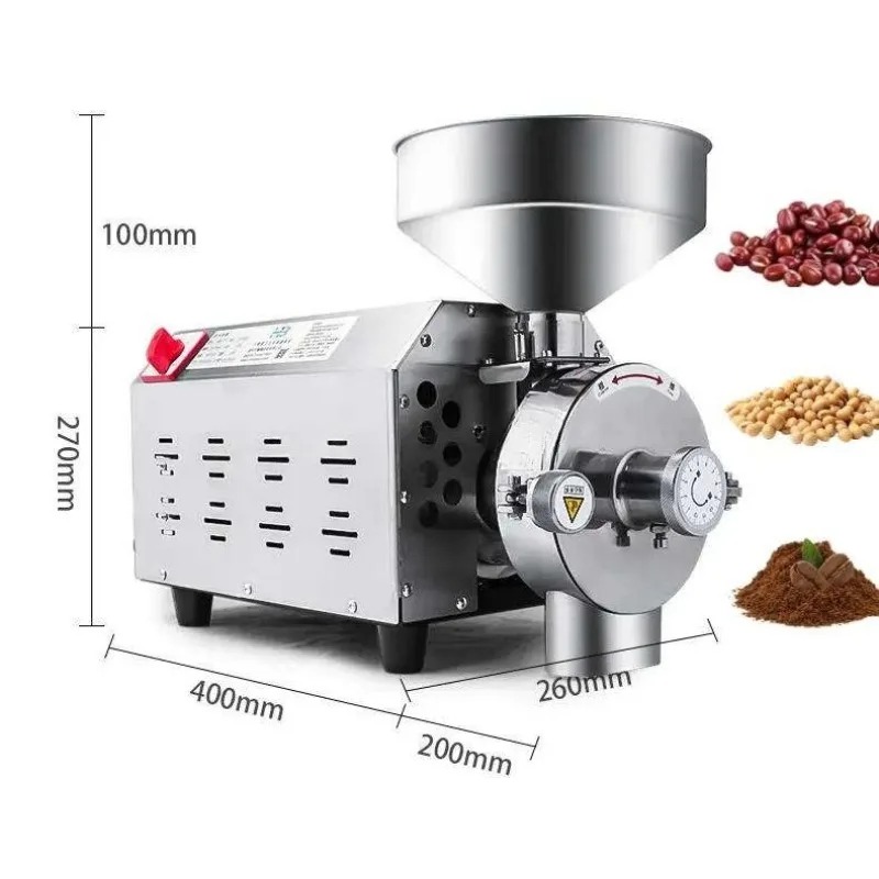 مطحنة حبوب كهربائية تجارية بقو - مراجعة Coffee Bean Grinder Electric وسعره