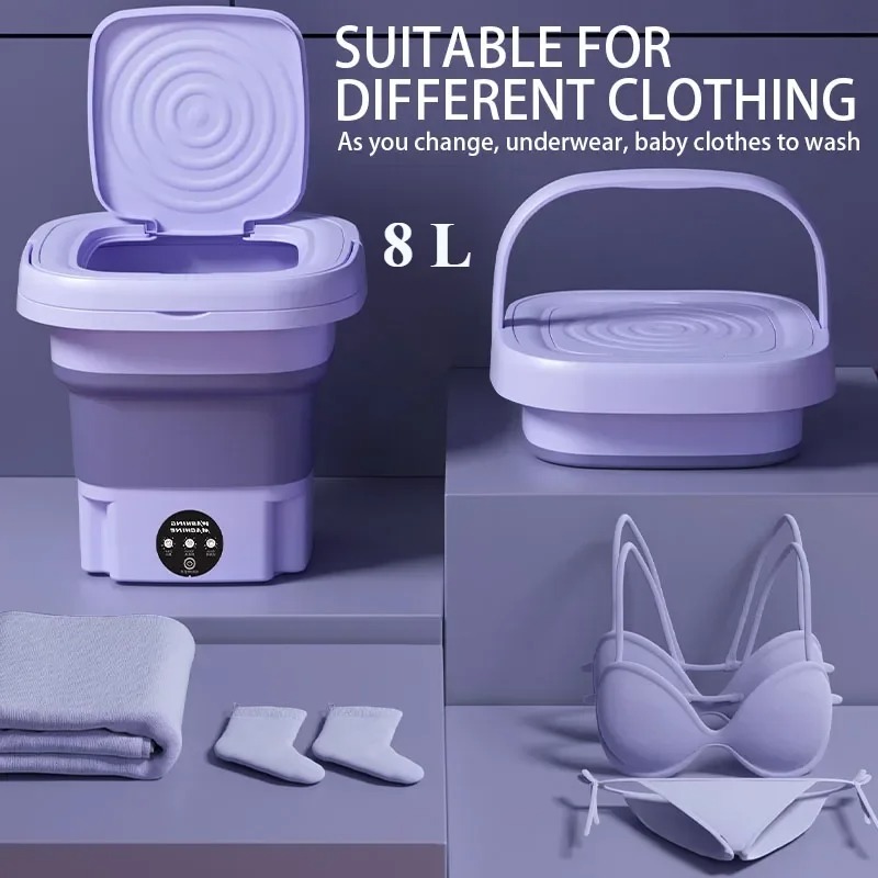 غسالة ملابس محمولة صغيرة قابلة - مراجعة Small Appliances وسعره