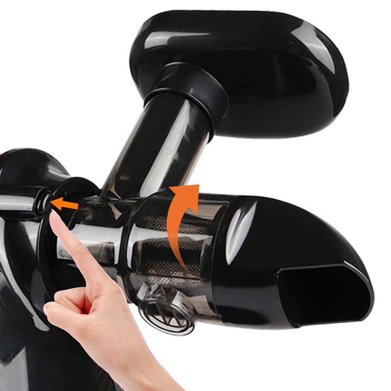 عصارة بطيئة أفقية سوداء عالية  - مراجعة Electric Slow Juicer Cold Press وسعره