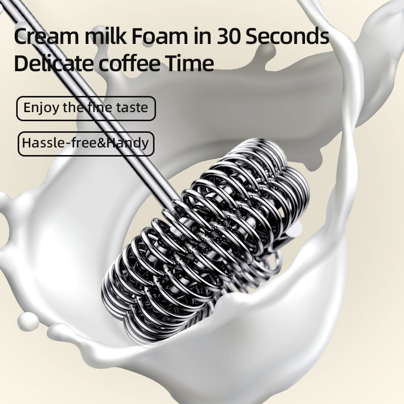 2 في 1 رغوة القهوة الكهربائية  - مراجعة Electric Milk Frother Handheld وسعره