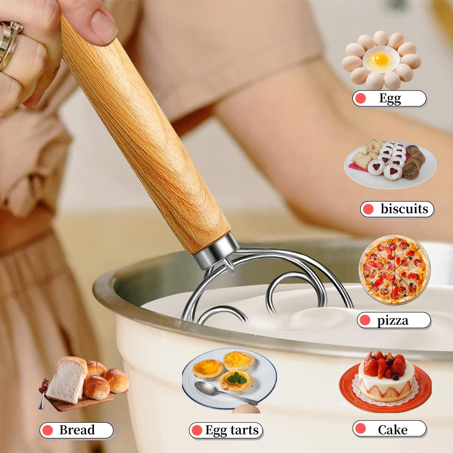 خلاط عجين يدوي من الفولاذ المق - مراجعة Immersion Hand Blender Set وسعره