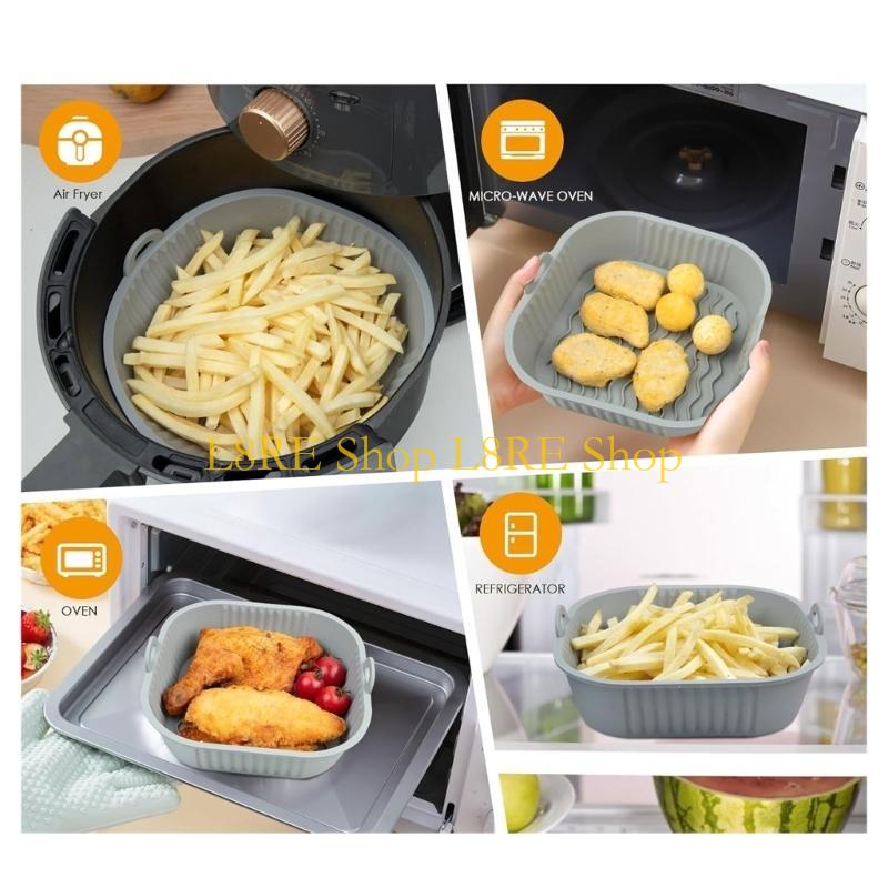 حزمة L8RE من 2 وعاء السيليكون  - مراجعة Air Fryer Silicone Pot Liner وسعره