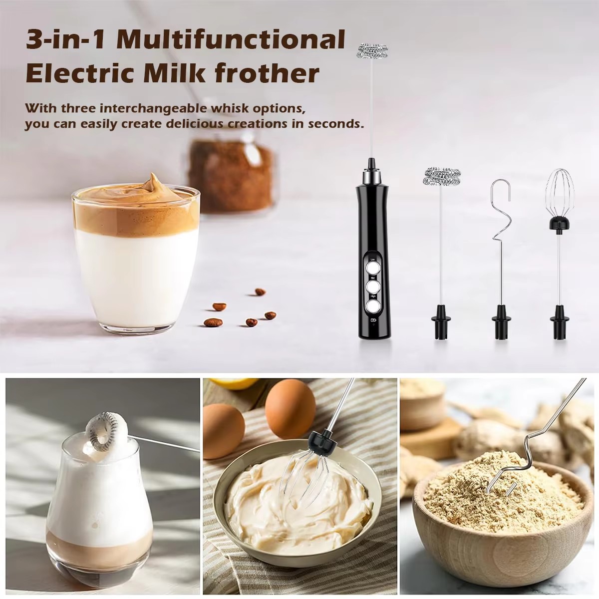 رغوة الحليب الكهربائية القابلة - مراجعة Portable Blender Usb Rechargeable وسعره