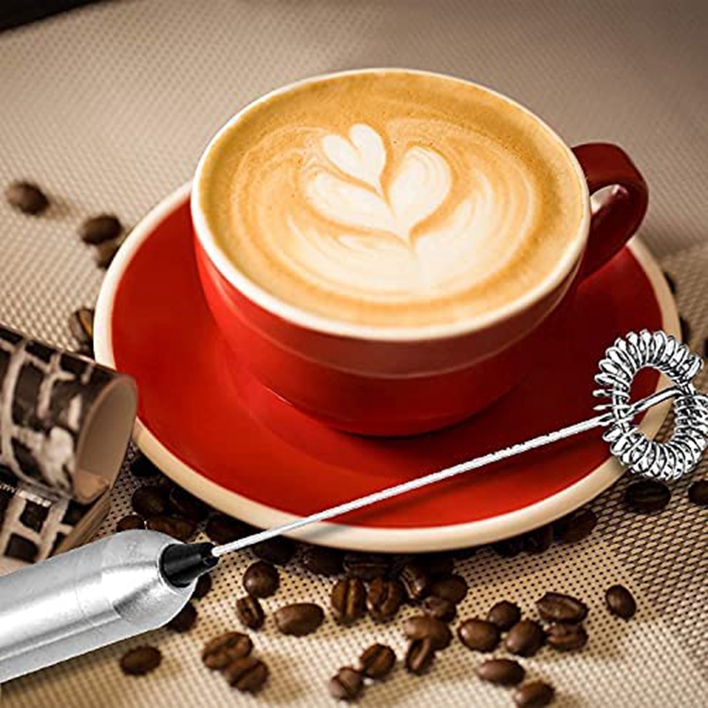 جهاز A68P لصنع رغوة الحليب الك - مراجعة Electric Milk Frother Handheld وسعره