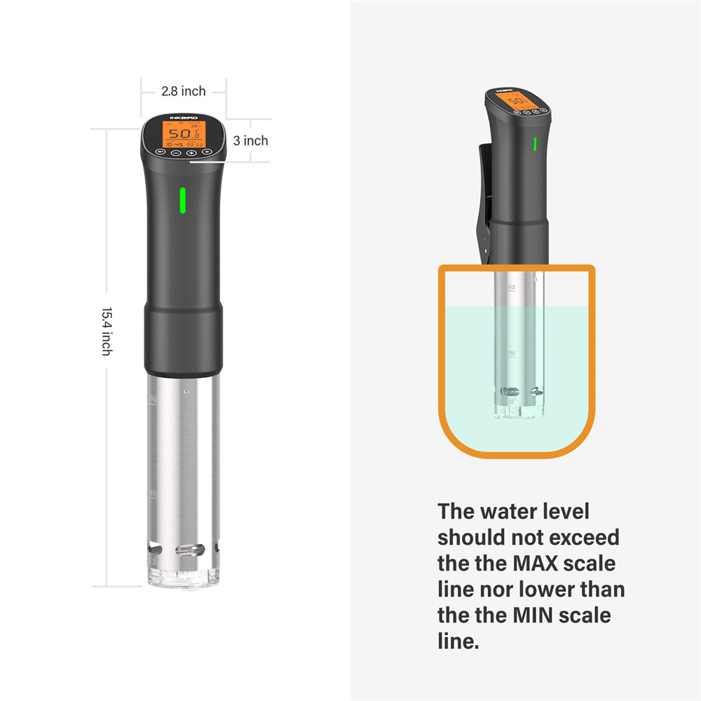 INKBIRD الطهي Sous Vide ISV-20 - مراجعة Digital Sous Vide Precision Cooker وسعره