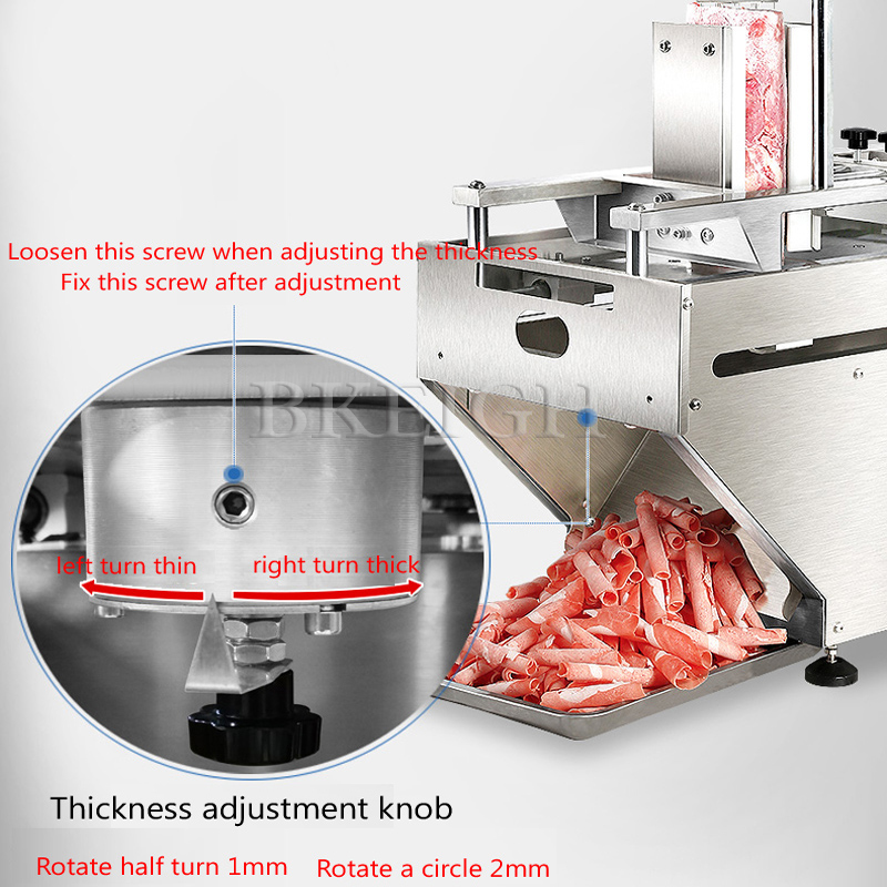 آلة تقطيع اللحوم الأوتوماتيكية - مراجعة Automatic Meat Slicer Home وسعره