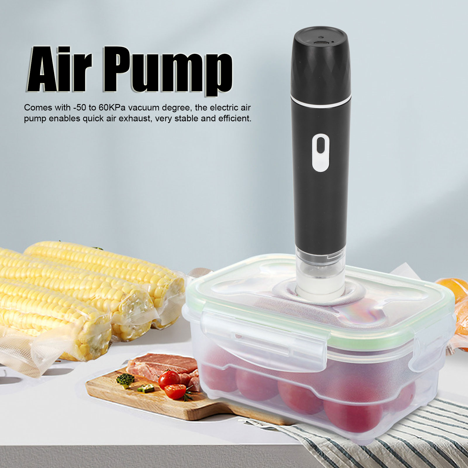 مضخة هواء كهربائية محمولة بالي - مراجعة Food Vacuum Sealer Machine وسعره