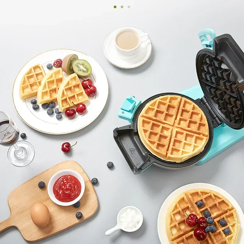 المنزلية 220 فولت صانع الوافل  - مراجعة Mini Waffle Maker Machine وسعره