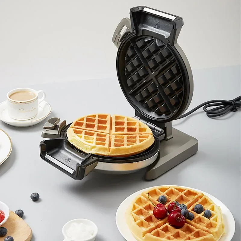 المنزلية 220 فولت صانع الوافل  - مراجعة Mini Waffle Maker Machine وسعره