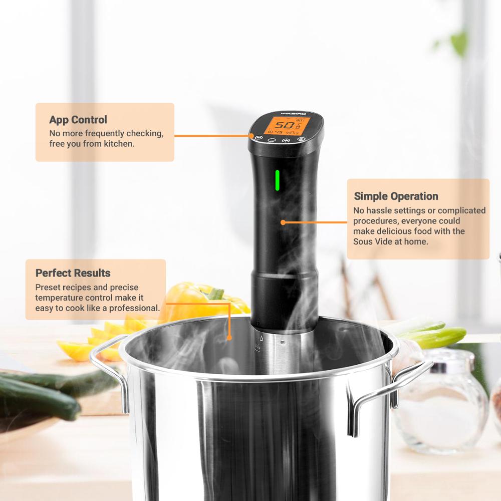 INKBIRD ISV-200W واي فاي الطهي - مراجعة Digital Sous Vide Precision Cooker وسعره