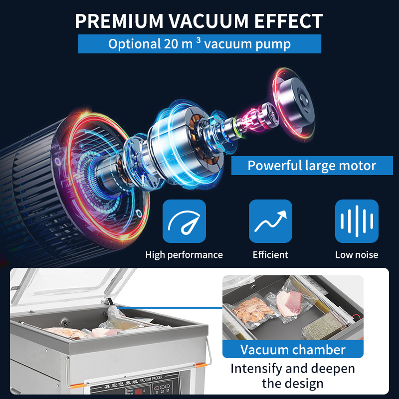 التجارية شبه التلقائي العمودي  - مراجعة Food Vacuum Sealer Machine وسعره