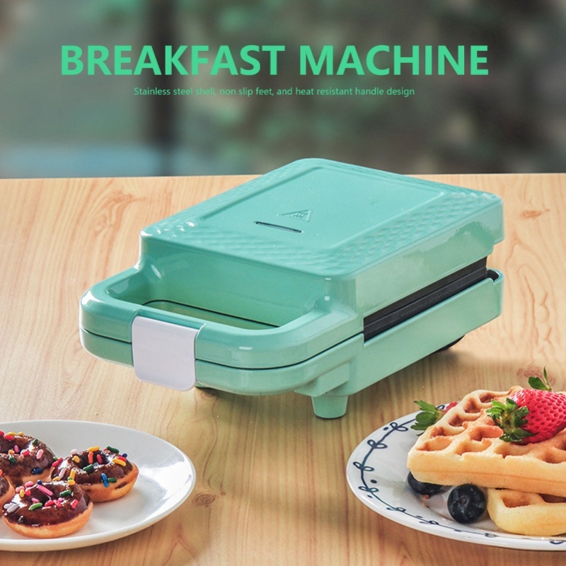 جهاز إفطار أوتوماتيكي صغير متع - مراجعة Mini Waffle Maker Machine وسعره