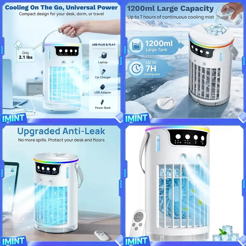 مكيف هواء محمول، مروحة تبريد ش - مراجعة Air Conditioners وسعره