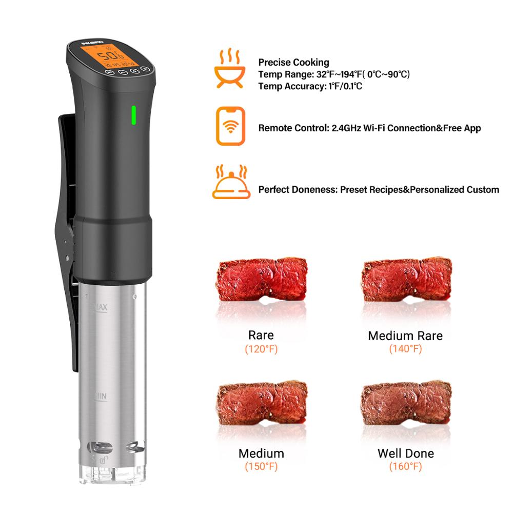 INKBIRD ISV-200W واي فاي الطهي - مراجعة Digital Sous Vide Precision Cooker وسعره