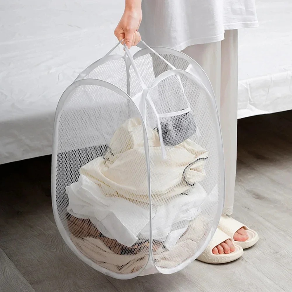 سلة الغسيل الشبكية المنبثقة ال - مراجعة Laundry وسعره