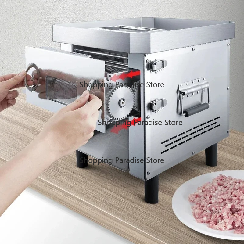آلة تقطيع اللحوم الكهربائية مت - مراجعة Automatic Meat Slicer Home وسعره