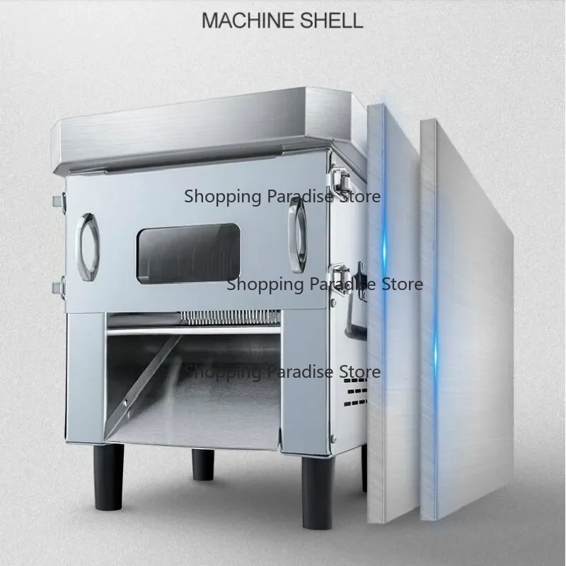 آلة تقطيع اللحوم الكهربائية مت - مراجعة Automatic Meat Slicer Home وسعره