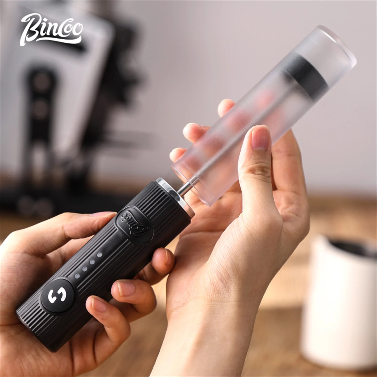 Bincoo جديد الحليب رغوة القهوة - مراجعة Electric Milk Frother Handheld وسعره