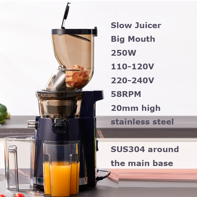 عصارة كهربائية بطيئة متعددة ال - مراجعة Electric Slow Juicer Cold Press وسعره