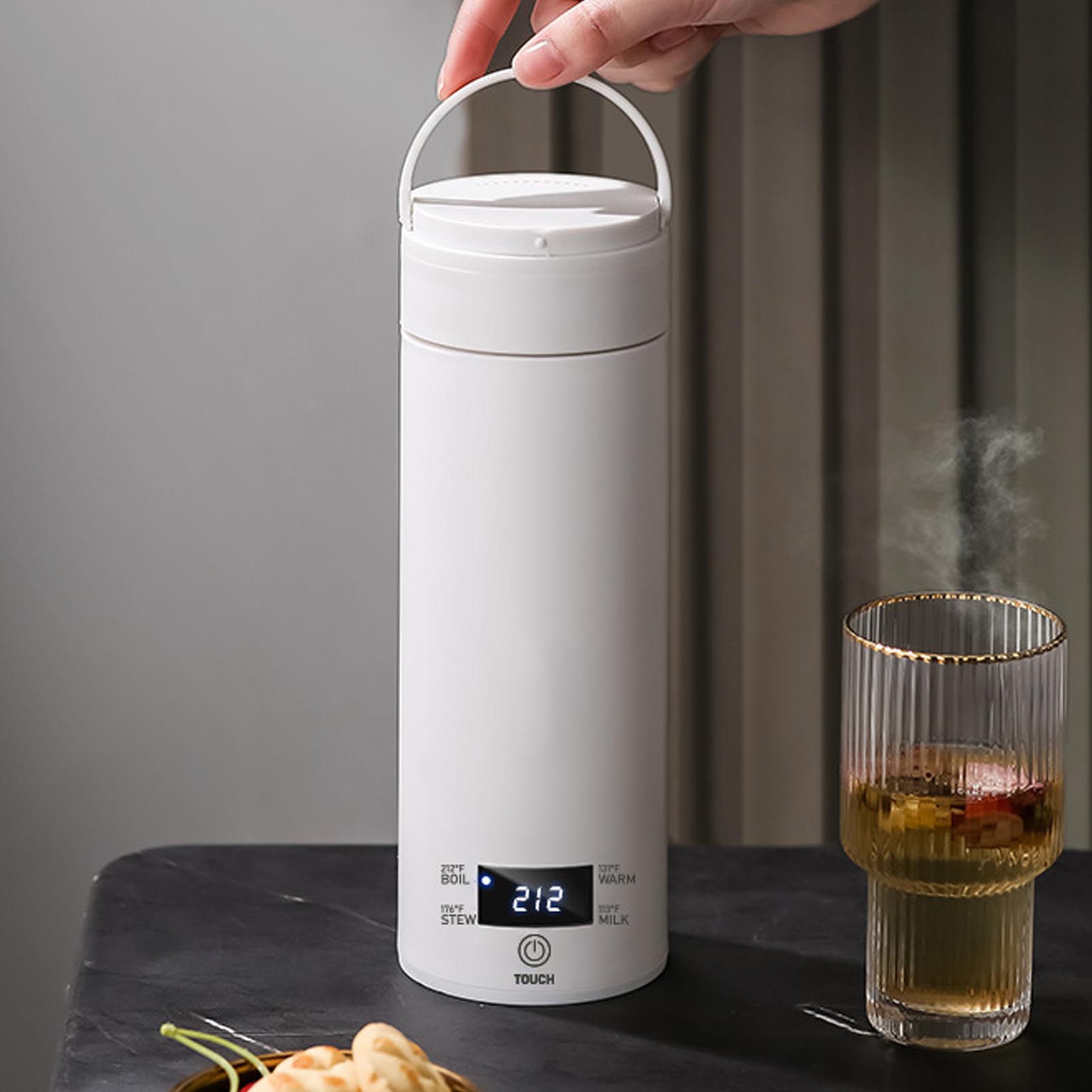 غلاية كهربائية صغيرة محمولة 45 - مراجعة Electric Kettle Temperature Control وسعره