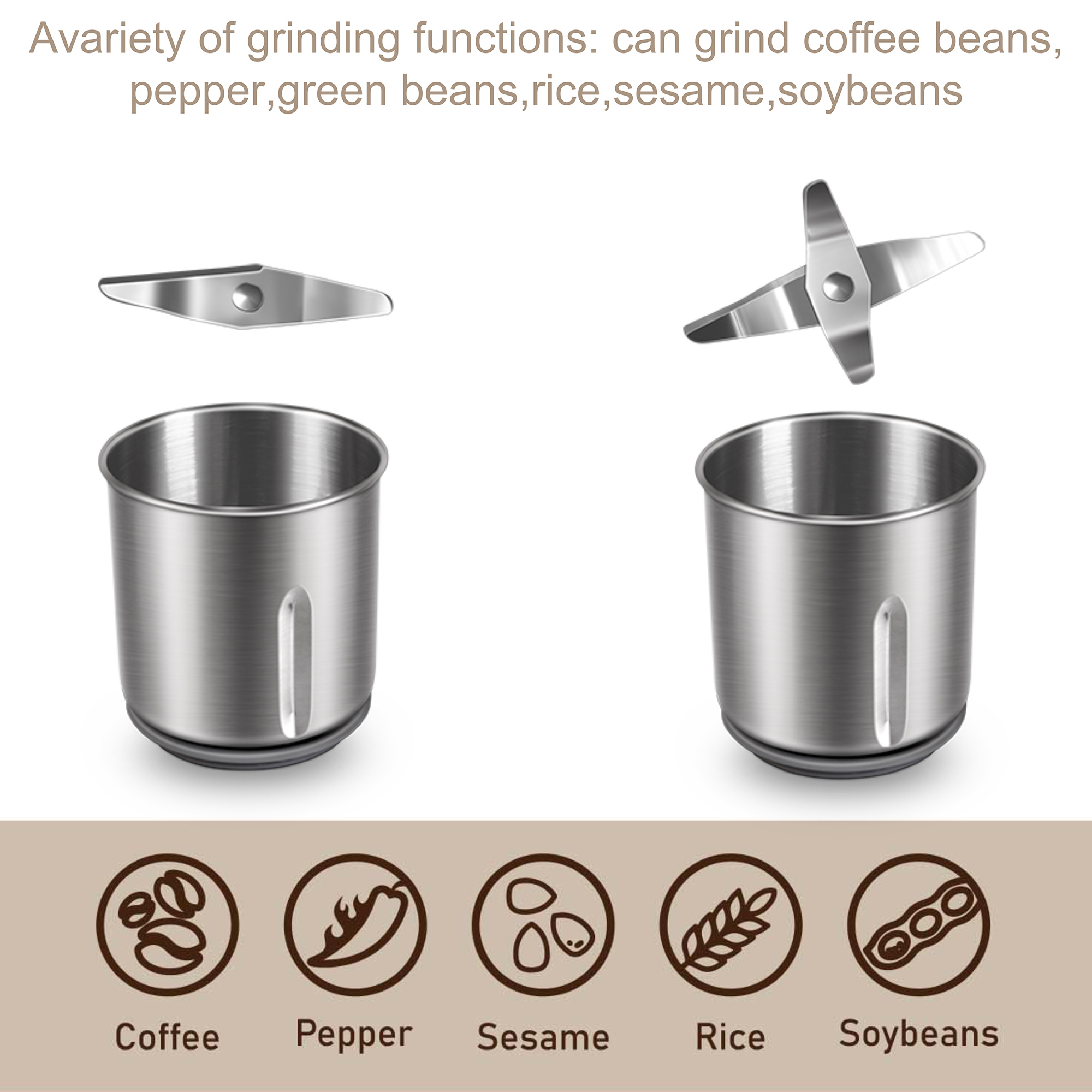 مطحنة القهوة الكهربائية القابل - مراجعة Coffee Bean Grinder Electric وسعره