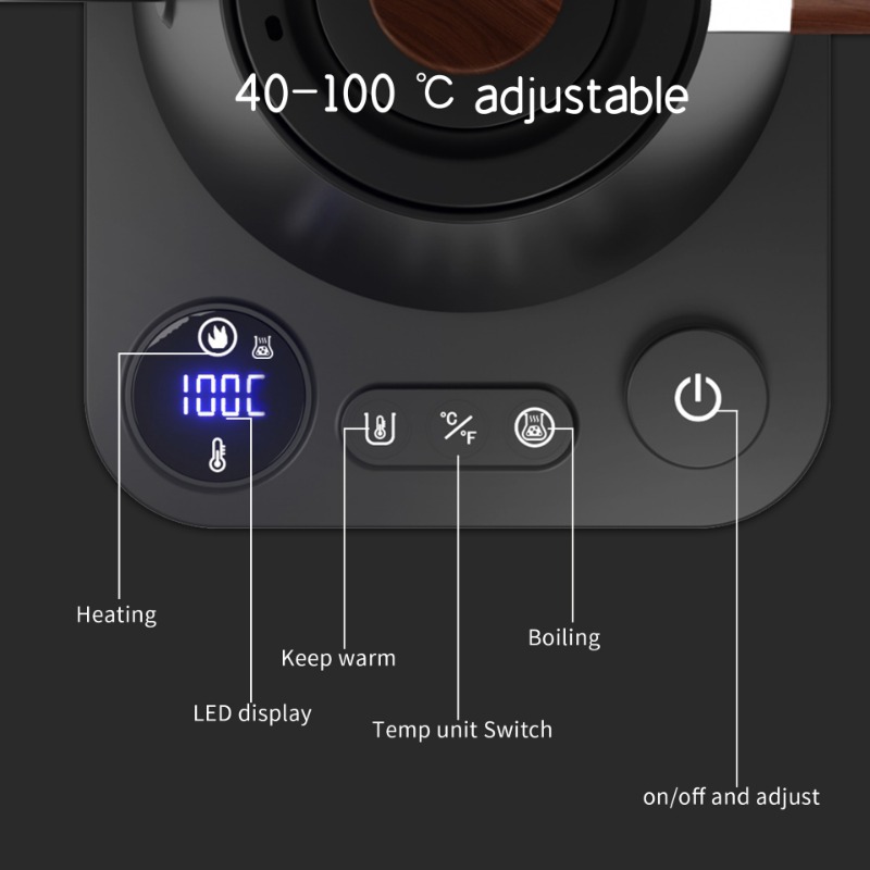 غلاية كهربائية ذكية بدرجة حرار - مراجعة Electric Kettle Temperature Control وسعره