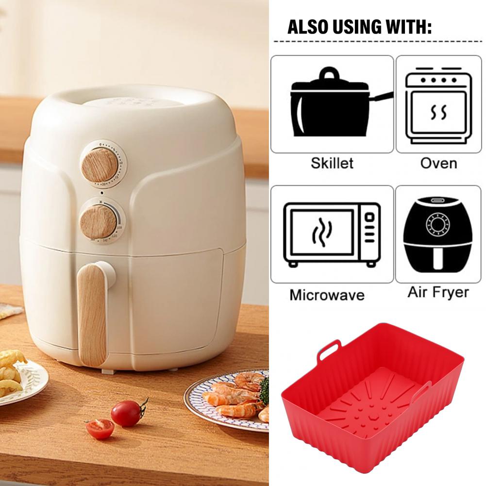 مقلاة هوائية، وعاء قلي مفيد، ب - مراجعة Air Fryer Silicone Pot Liner وسعره