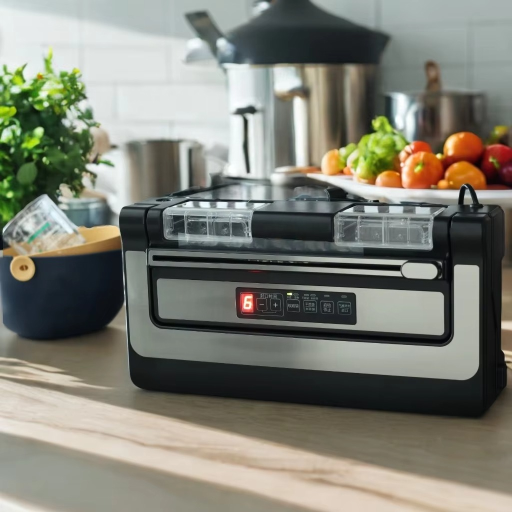 التجارية 300 مللي متر الكهربائ - مراجعة Food Vacuum Sealer Machine وسعره