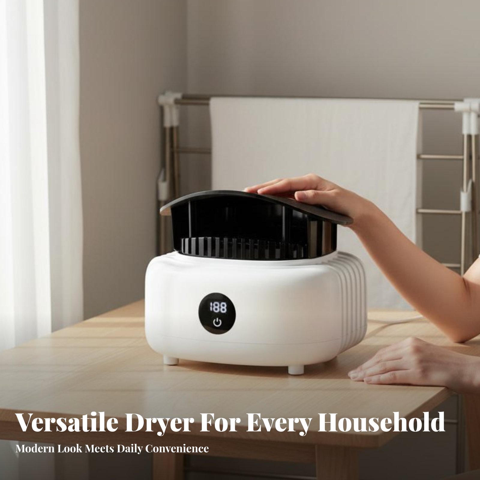 مجفف ملابس محمول سهل التجميع،  - مراجعة Laundry وسعره